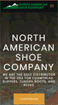 Mobile Screenshot of northamericanshoeco.com