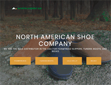 Tablet Screenshot of northamericanshoeco.com